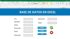 Base de datos Excel